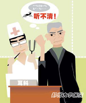 引起老年性耳聾的原因